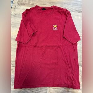 Men's Red Graphic T-Shirt